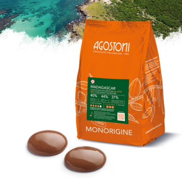 Agostoni Madagascar Milk Chocolate Couverture 4kg